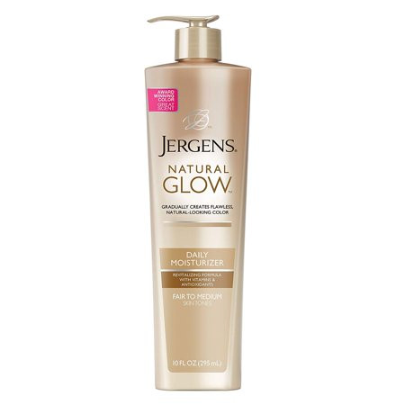 Jergens Natural Glow Daily Moisturizer, Fair to Medium, 10 oz | Walmart (US)
