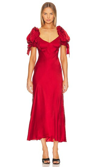 The Poet Slip Dress in Rouge | Revolve Clothing (Global)