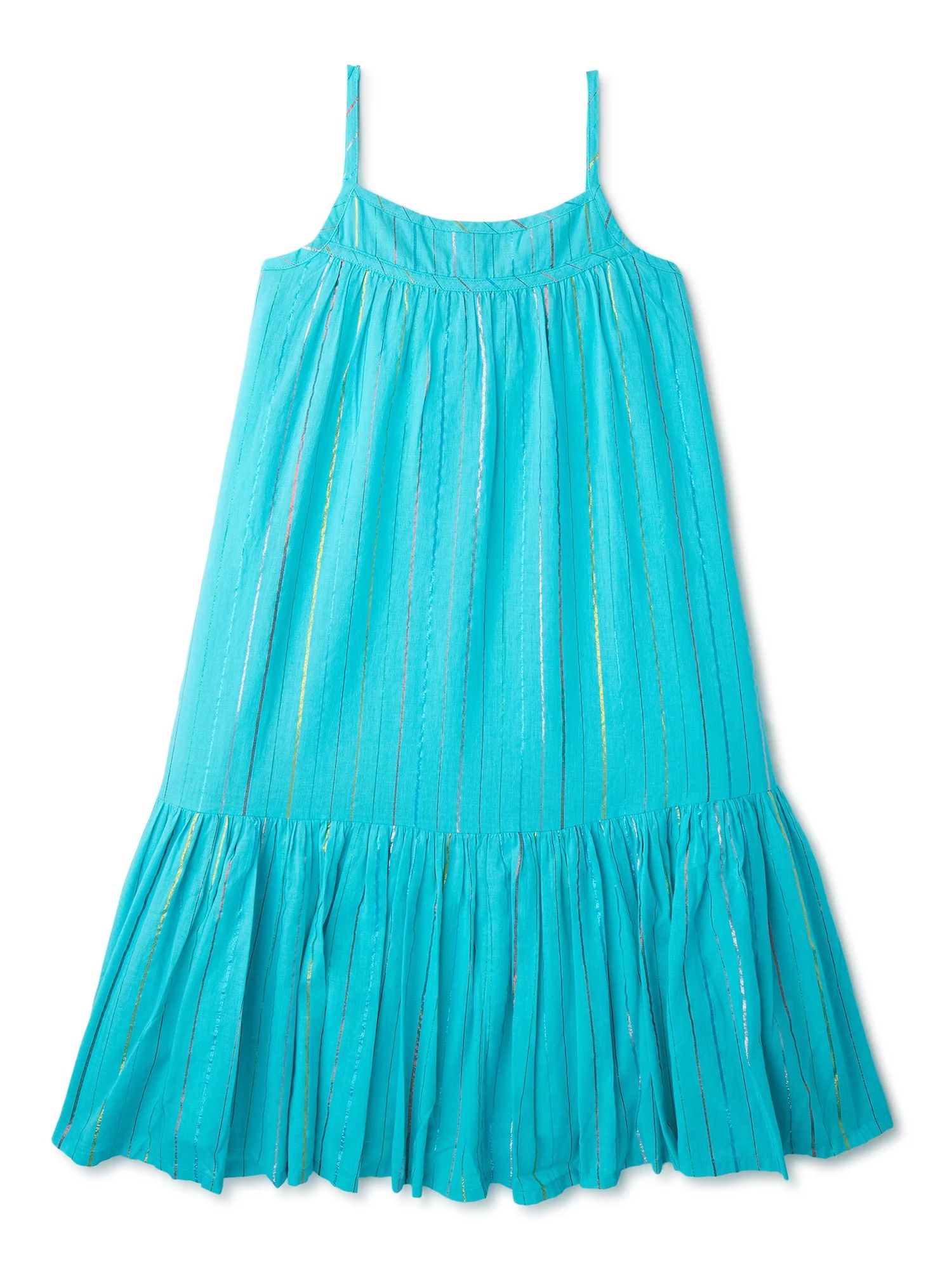 Wonder Nation Girls Lurex Dress Sizes 4-18 & Plus | Walmart (US)