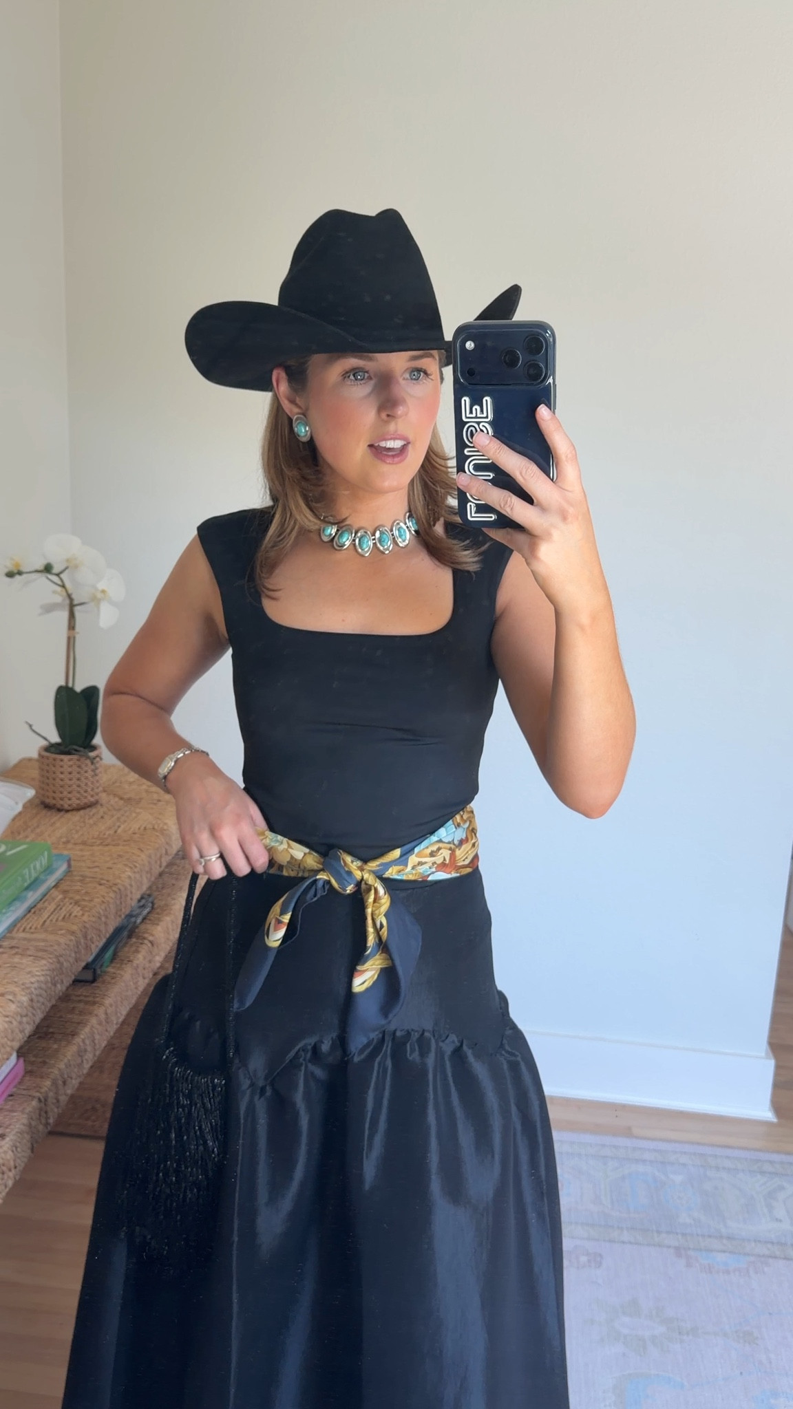 Western chic outfit idea! Wearing an XS in top and S in skirt - skirt runs big! Size down