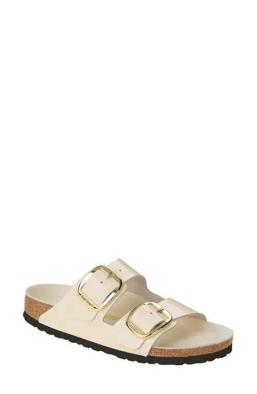 Birkenstock Arizona Big Buckle Slide Sandal in Ecru at Nordstrom, Size 9-9.5Us | Nordstrom