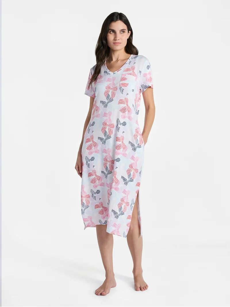 Way to Celebrate Women's Midi Chemise, Sizes S to 3X | Walmart (US)