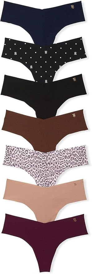 Victoria's Secret No Show Thong Panty Pack, Underwear for Women (XS-XXL) | Amazon (US)