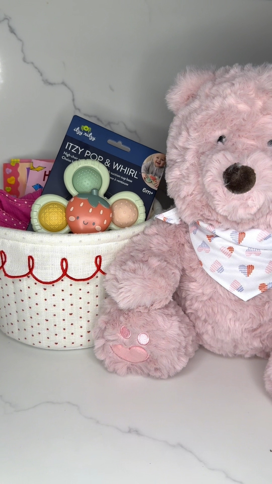 Happy February! ❤️❤️ Valentine’s Day Basket for my girl 🩷🩷 #valentines #valentinesday #ftm #girlmom #february 

#LTKSeasonal #LTKmomlife #LTKValentine