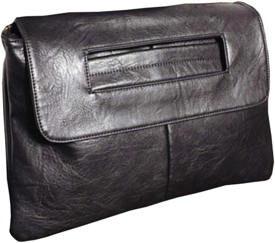 Women Handbags Leather Female Clutch Handbag Messenger Bag Large Solid High Capacity | Amazon (US)