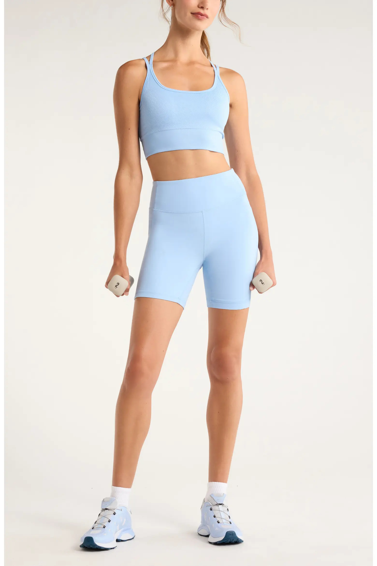 Seamless Strappy Sports Bra (Women) | Nordstrom | Nordstrom