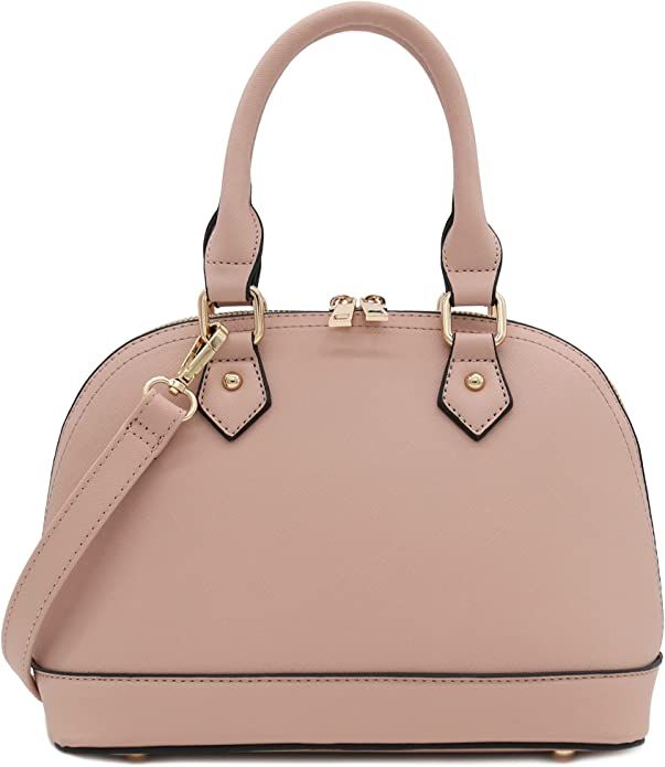 Zip-Around Saffiano Classic Dome Satchel | Amazon (US)