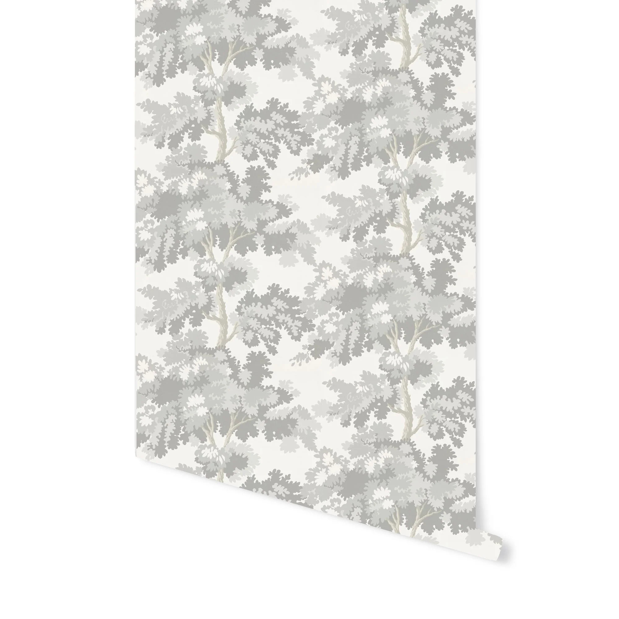 Romantic Forest in Grey Wallpaper | Brooke & Lou | Brooke and Lou