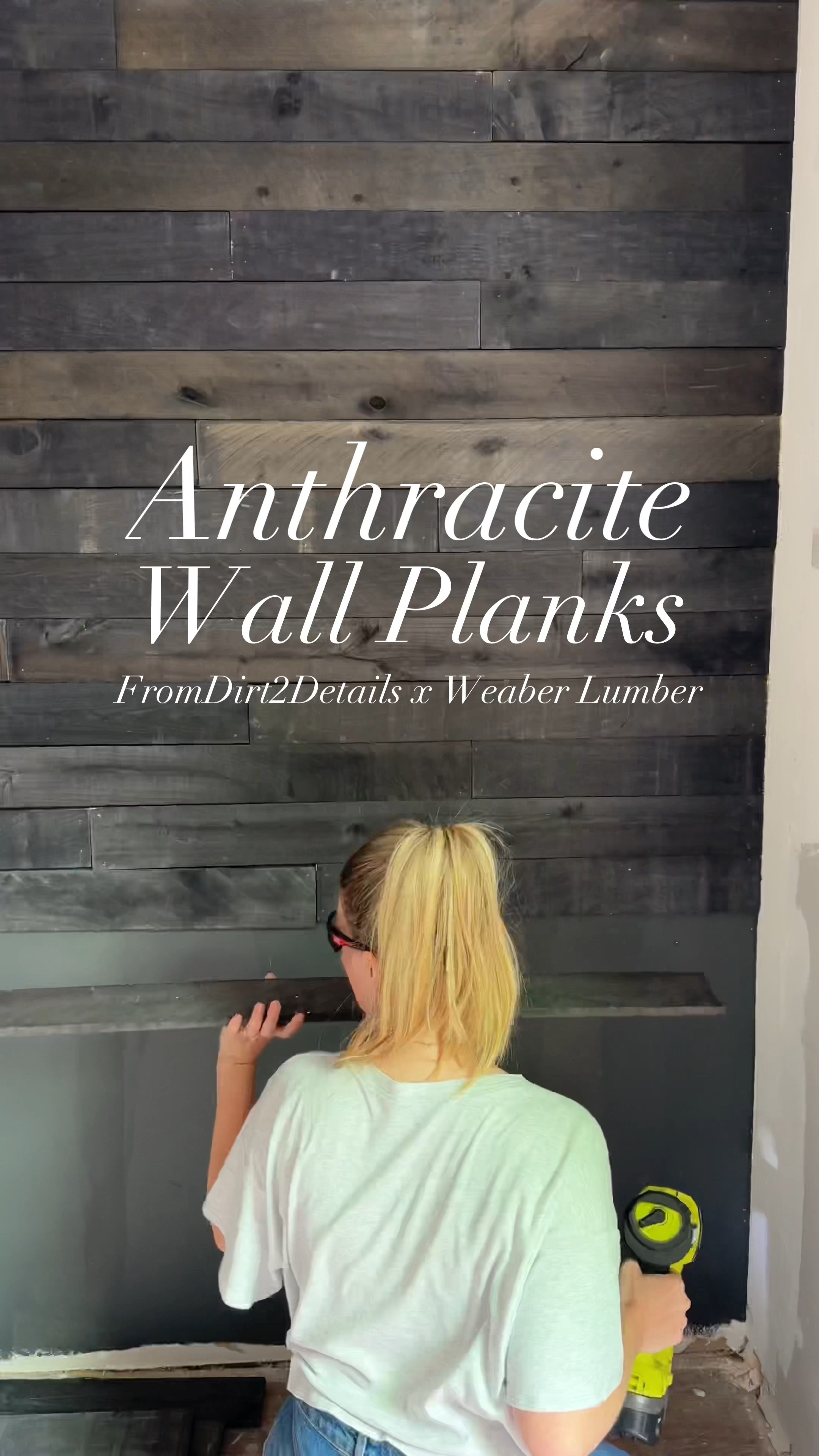 hese #weaberlumber anthracite wall planks are absolutely gorgeous y’all! When designing an Airbnb, design moments are important and I could not be happier with how this feature turned out!

I actually had a couple girls learning throughout this project and it’s such a great #beginnerdiy. It’s a perfectly imperfect feature wall that gives you a great margin for error without compromising the design!! Super happy to #makeitweaber!!

Follow along for the full reveal!! I have a beautiful upholstered headboard going in here that’s going to absolutely pop against this feature wall!!

@weaberlumber

#easydiy #weekendwarrior #diytutorial #howto #womenwhobuild


#LTKhome #LTKVideo #LTKstyletip