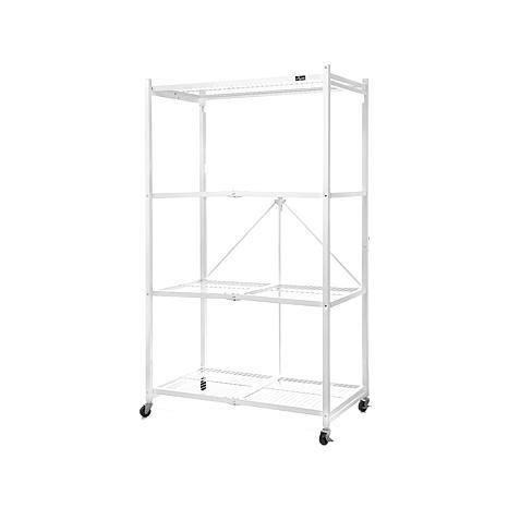 Origami Large 4-Tier Heavy-Duty Rack with Casters | HSN
