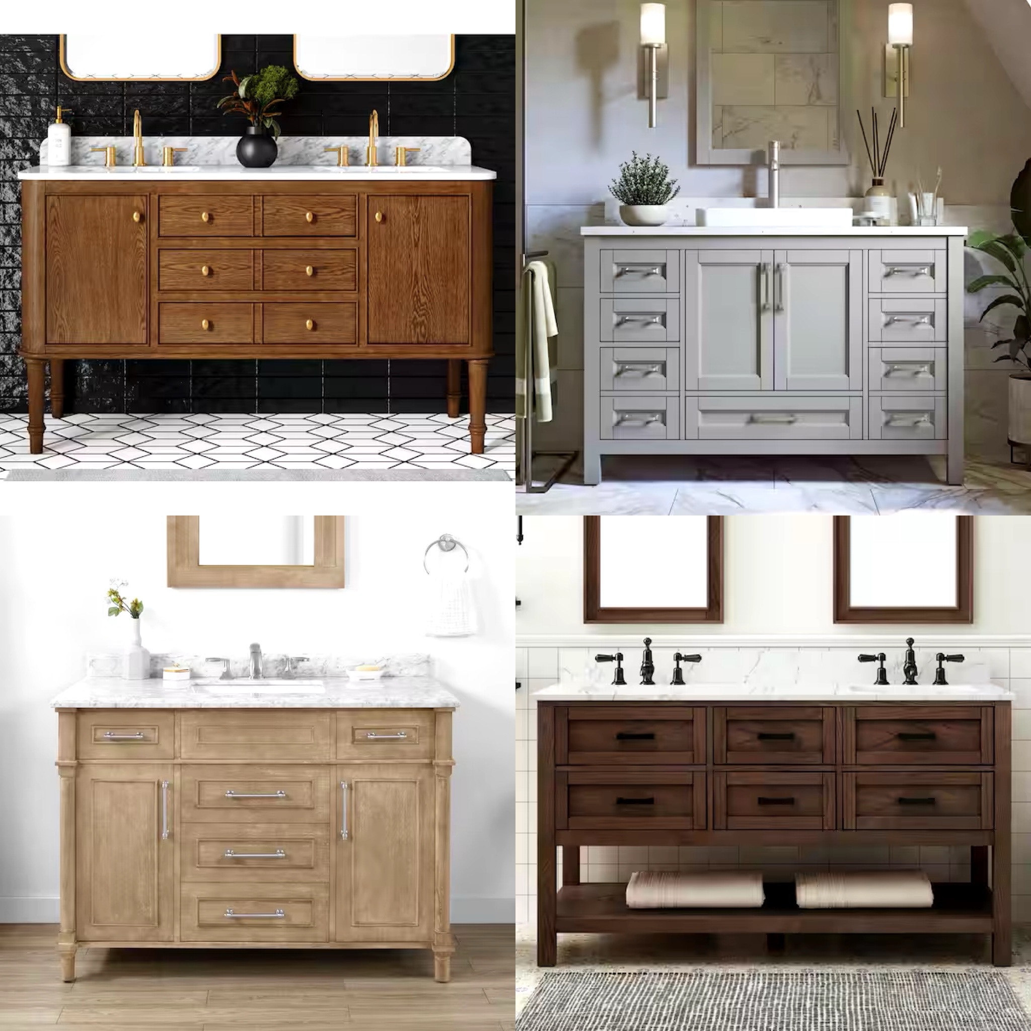 Homedepot’s Decor Days are here. Check out our handpicked furniture grade bath vanities. 

#LTKSaleAlert #LTKHome