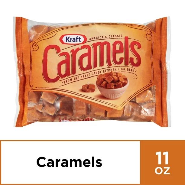 Kraft Individually Wrapped Caramel Candy , 11 oz Bag | Walmart (US)