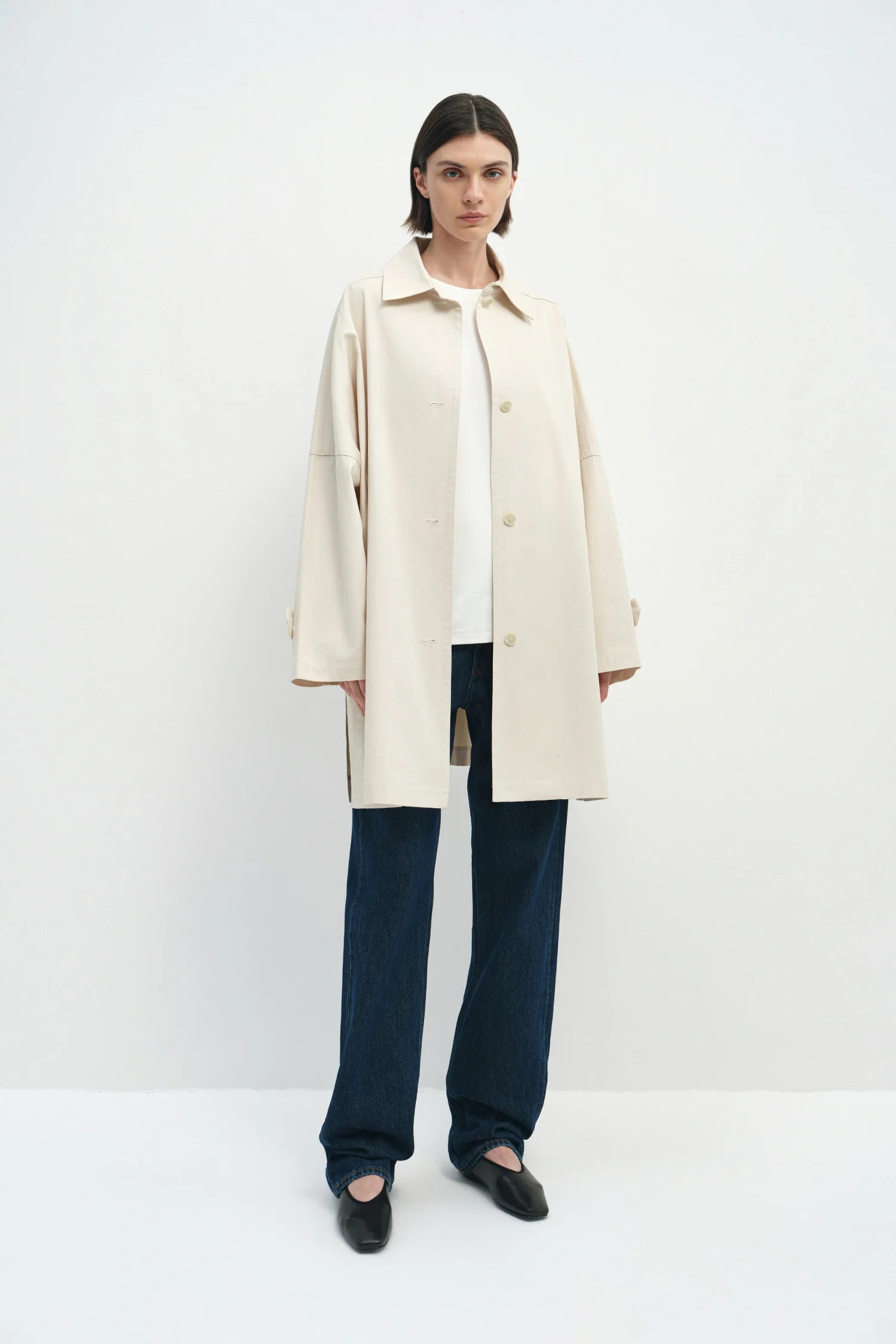 Provenance Oversized Jacket in Stone | Rue Sophie | Rue Sophie