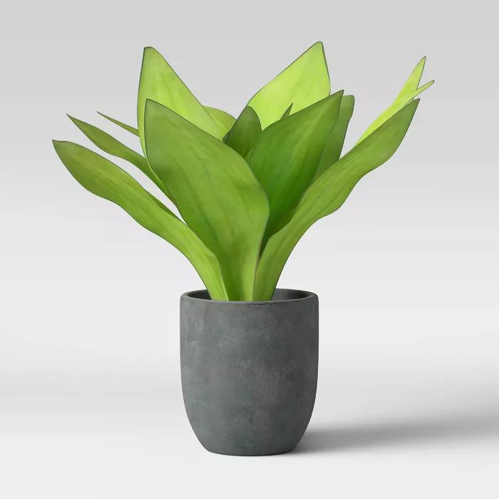 Faux Long Leaves in Gray Pot Green - Project 62™ | Target