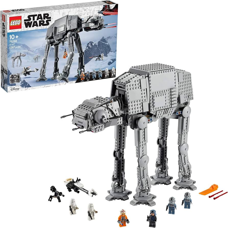 LEGO Star Wars at-at Walker 75288 Building Toy, 40th Anniversary Collectible Figure Set, Room Dé... | Amazon (US)