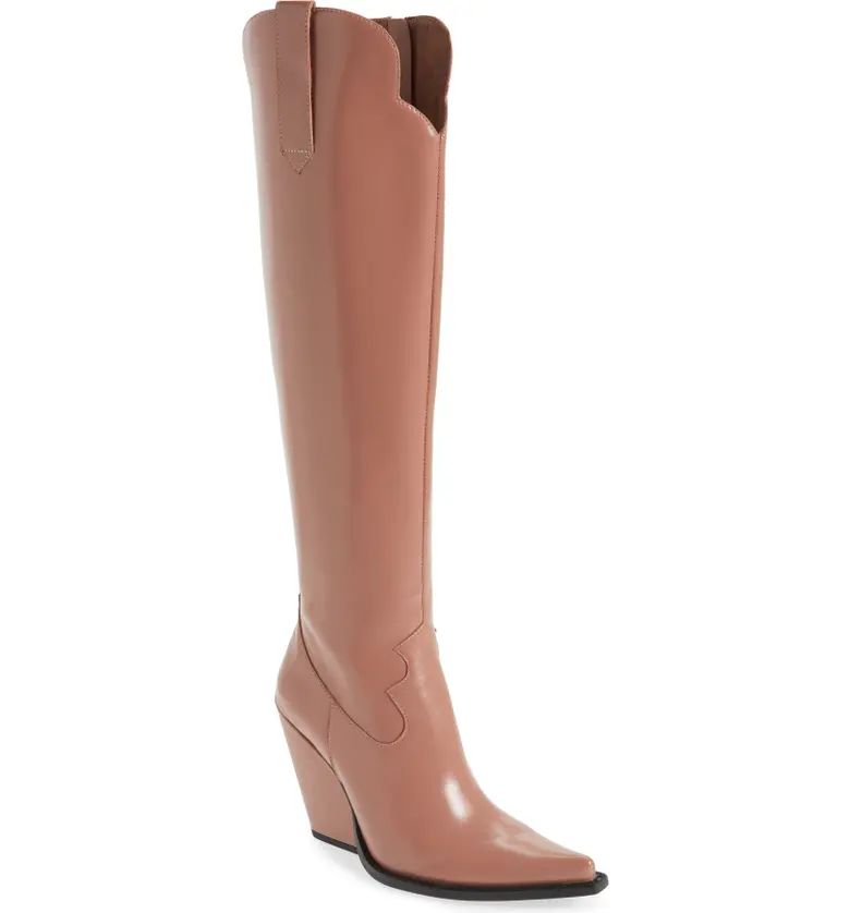 Jeffrey Campbell Amiga Over the Knee Western Boot | Nordstrom | Nordstrom