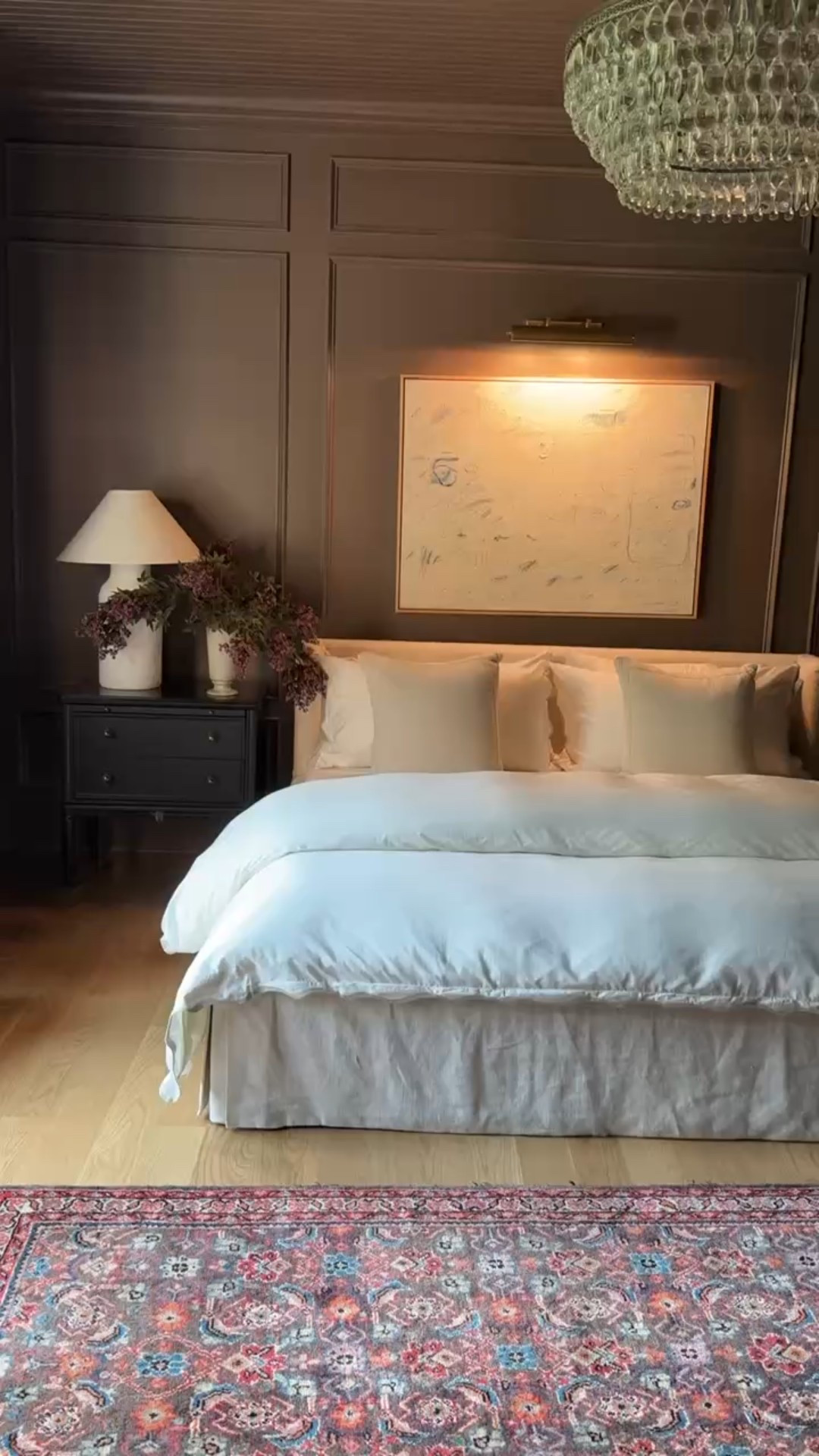 How much *drama* is our room bringing?! I LOVE IT! 🤍 runner is vintage but linked everything else I could 🫶🏻

#LTKHome #LTKSeasonal #LTKStyleTip