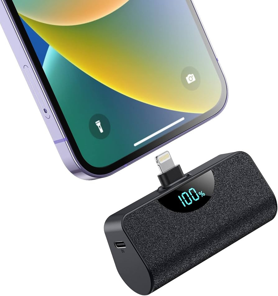 Small Portable Charger 5200mAh,Upgraded Ultra-Compact 15W PD Fast Charging Power Bank Smart LCD D... | Amazon (US)