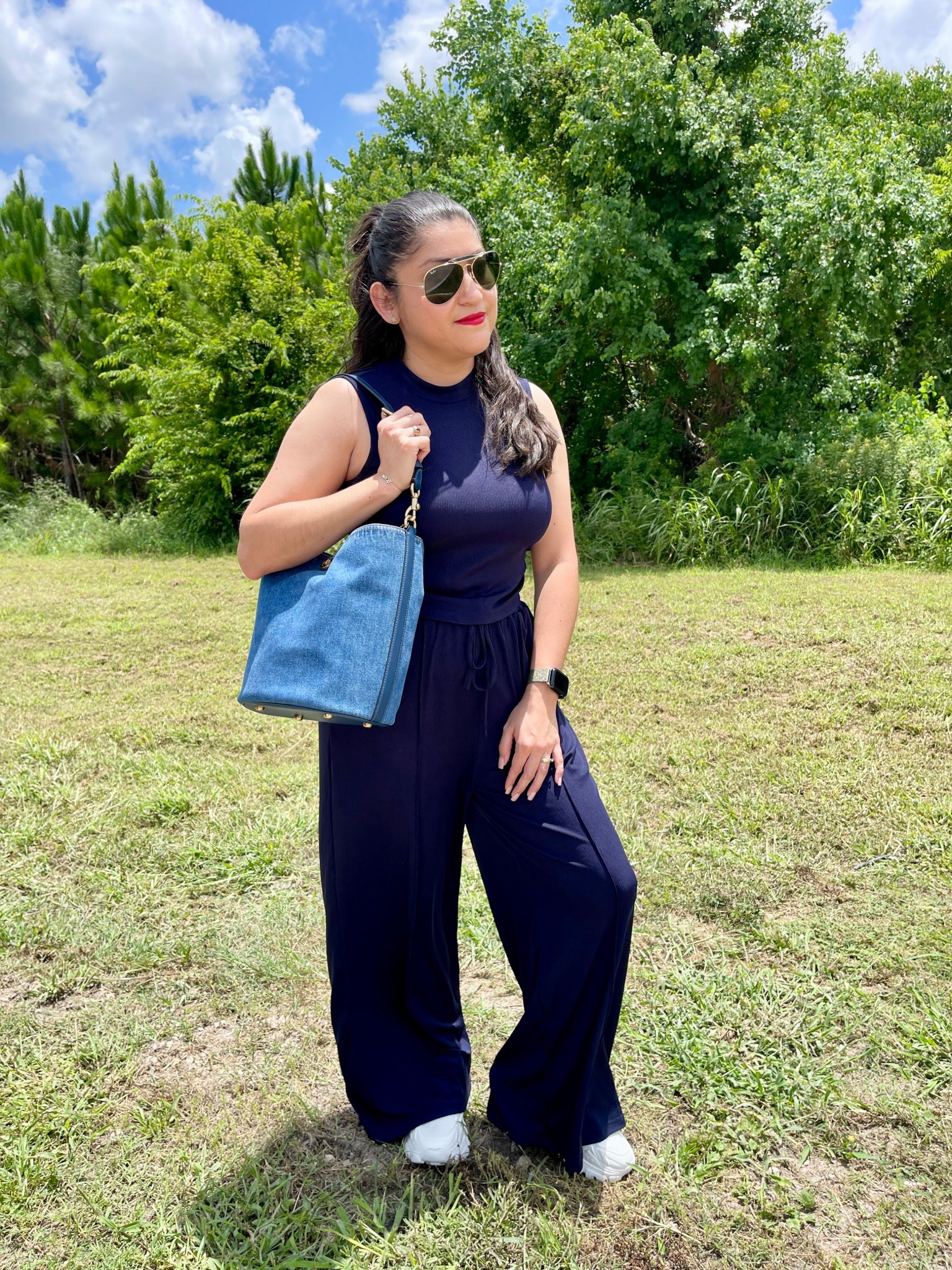 Easy summer outfit 💙 I linked a similar navy two-piece set plus my Coach shoulder bag and classic Ray-Bans. Comfy, polished, and pulled together in minutes! 

Amazon

#LTKStyleTip #LTKBeauty #LTKItBag