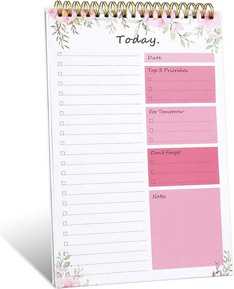 To Do List notepad - To Do List Notebook for Work with 52 Sheets, Undated Daily Planner Perfect f... | Amazon (US)