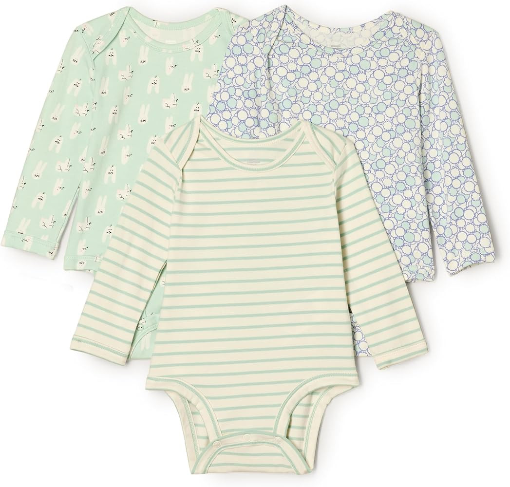 Amazon Essentials baby-girls Long Sleeve Crew Neck Bodysuit | Amazon (US)