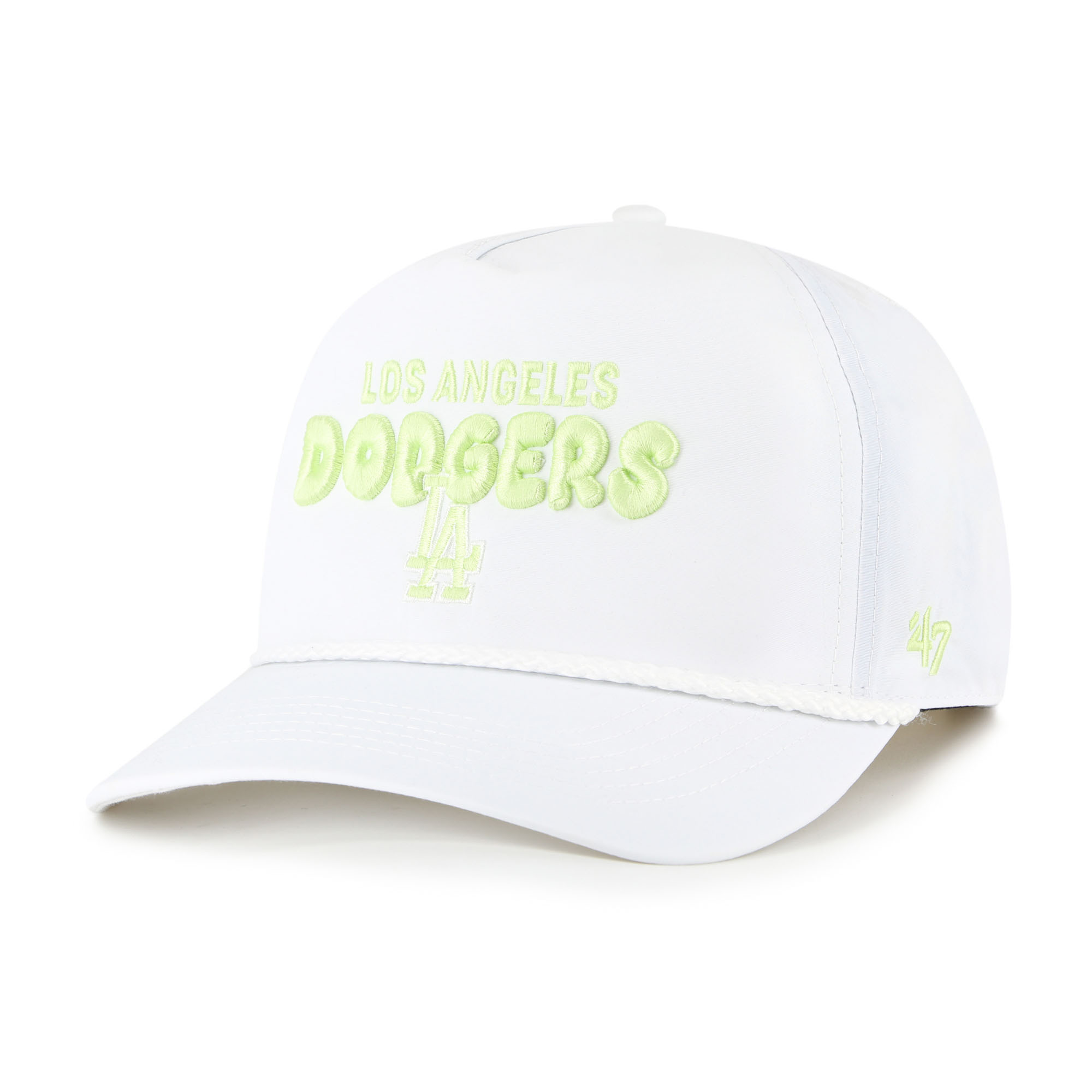 Women's '47 White Los Angeles Dodgers Bright Side Adjustable Hitch Hat | Fanatics