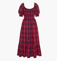The Louisa Nap Dress - Cherry Tartan | Hill House Home US