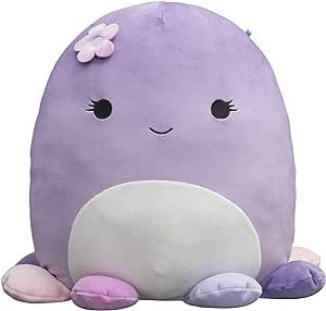 Squishmallows Original 14-Inch Beula Purple Octopus with Multicolored Tentacles - Large Ultrasoft... | Amazon (US)