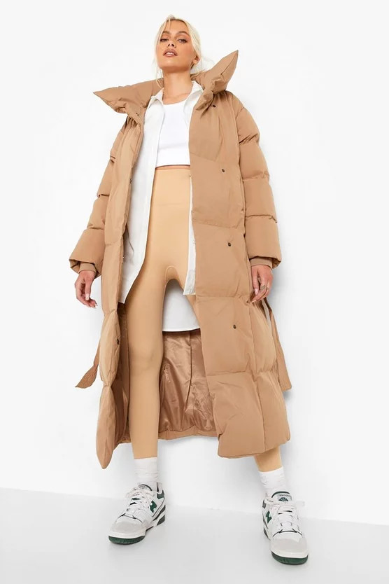 Wrap Belted Duvet Puffer | Boohoo.com (UK & IE)