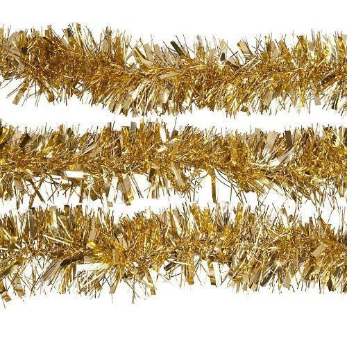 GOLD Luxury Deluxe Chunky Christmas Tinsel Garland Tree Decoration 120mm Width | Walmart (US)