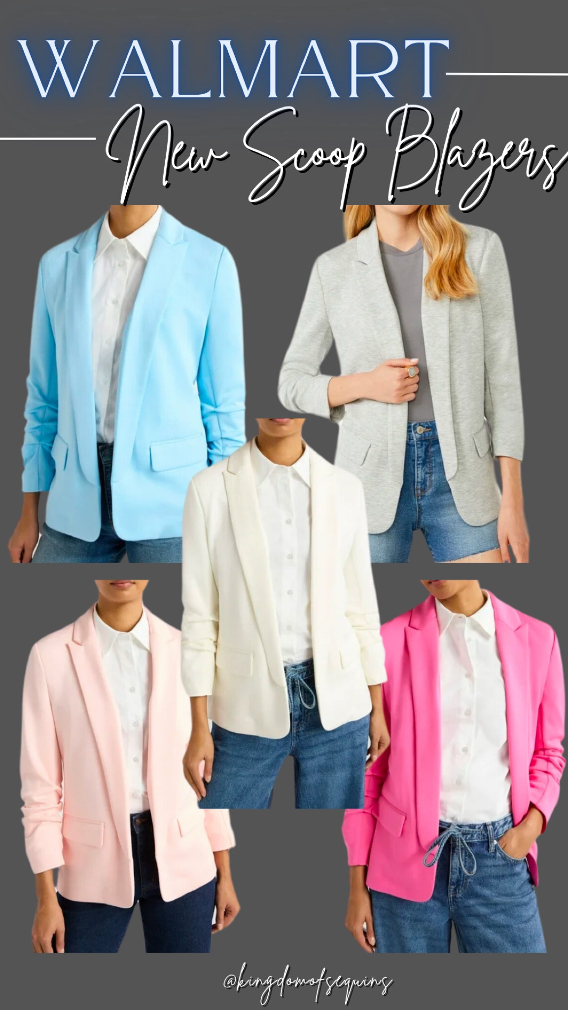 New Walmart Scoop Blazers

#LTKFindsUnder50 #LTKStyleTip #LTKWorkwear