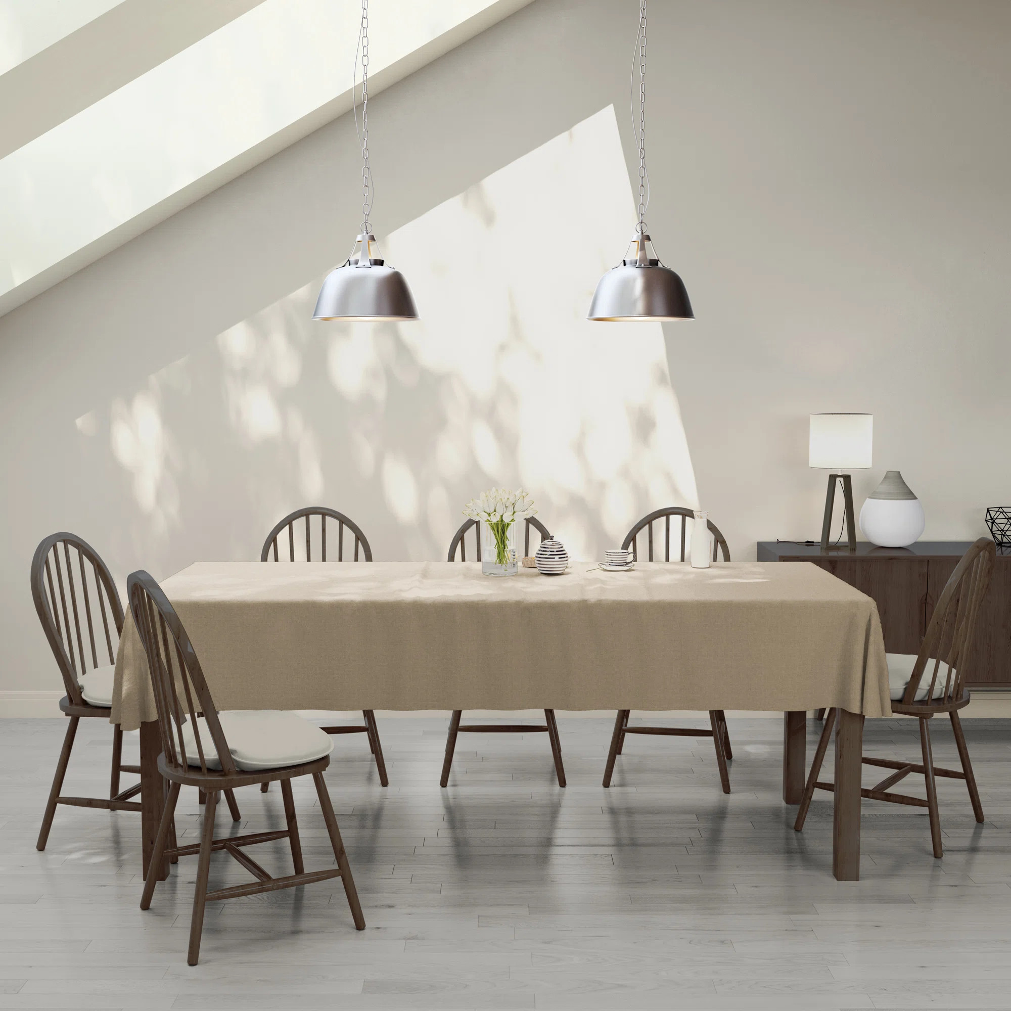 Charlton Home Vallejos Polyester Round Tablecloth & Reviews - Wayfair Canada | Wayfair North America
