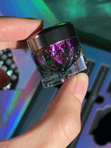 SHEGLAM Chroma Zone Multichrome Flake Gel-Hypnosis 3 Colors Gradient Purple Shiny Eyeshadow Cream... | SHEIN