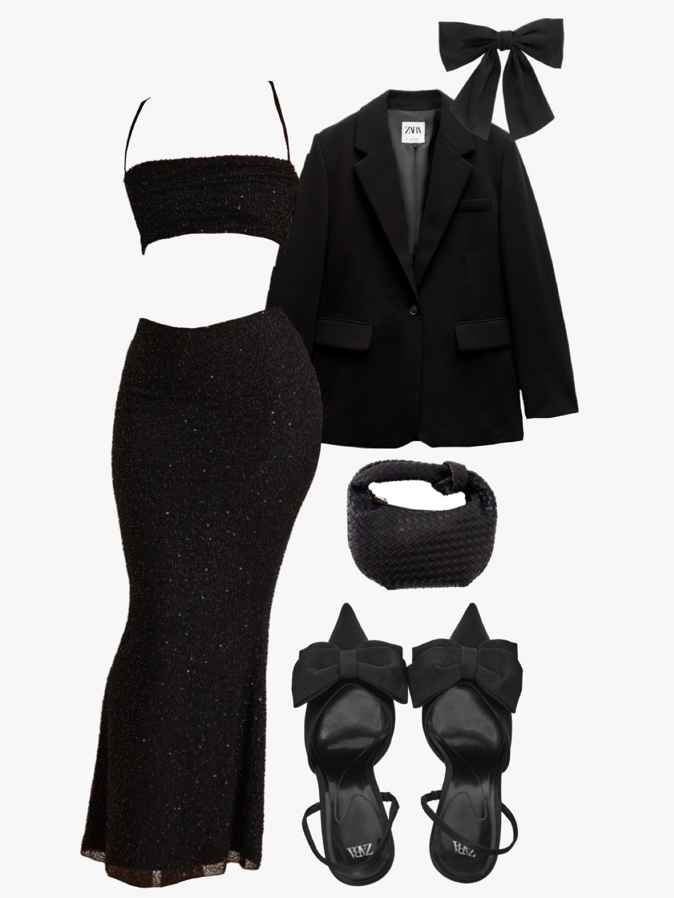 The perfect Christmas party outfit! 

EXTRA DETAILS🖤
-  Blazer - ZARA -2753/132
- Heels - ZARA - 2231/10
(Alternatives are included tagged)