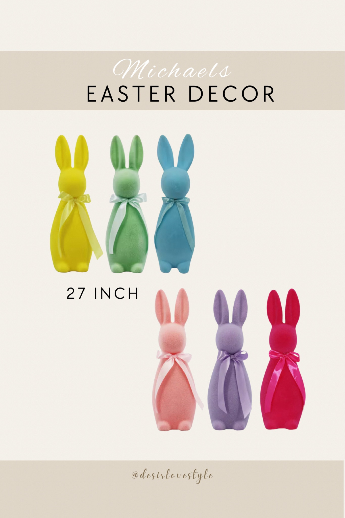 Flocked Easter Decor from Michaels

#LTKSeasonal #LTKfamily #LTKhome
