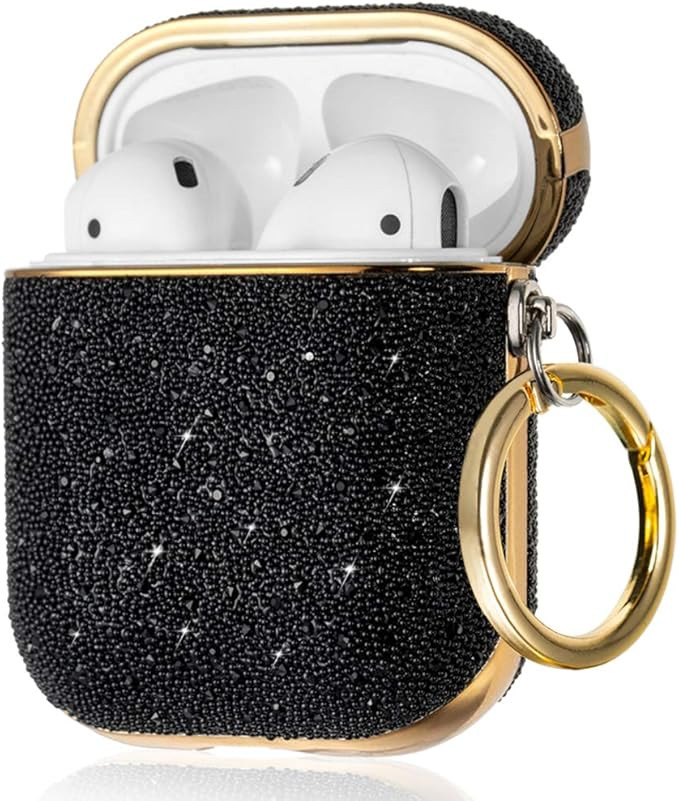 KINGXBAR Luxury Series Unique AirPods Case Cover Protective Skin with Sparkle Crystals for Apple ... | Amazon (US)