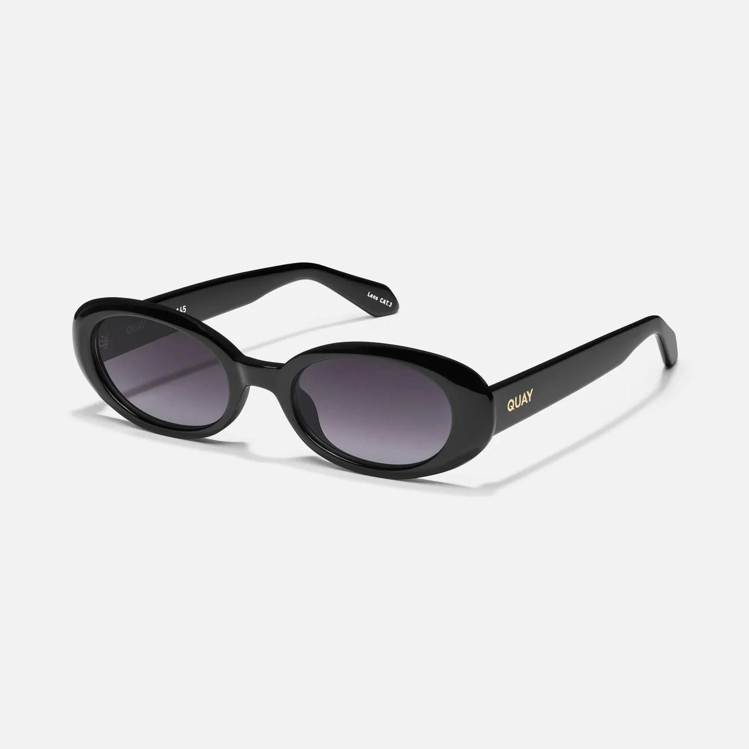 Women's Felt Cute Sunglasses In Black/smoke | Shop Simon