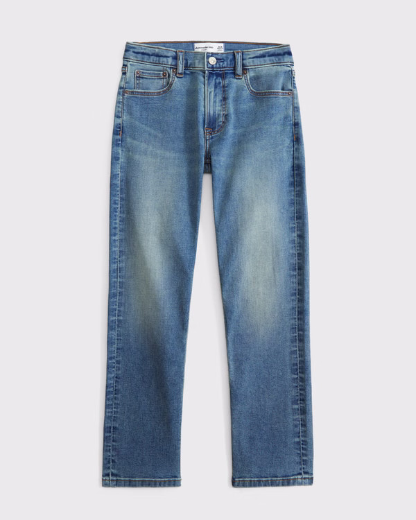boys straight jeans | boys bottoms | Abercrombie.com | Abercrombie & Fitch (US)