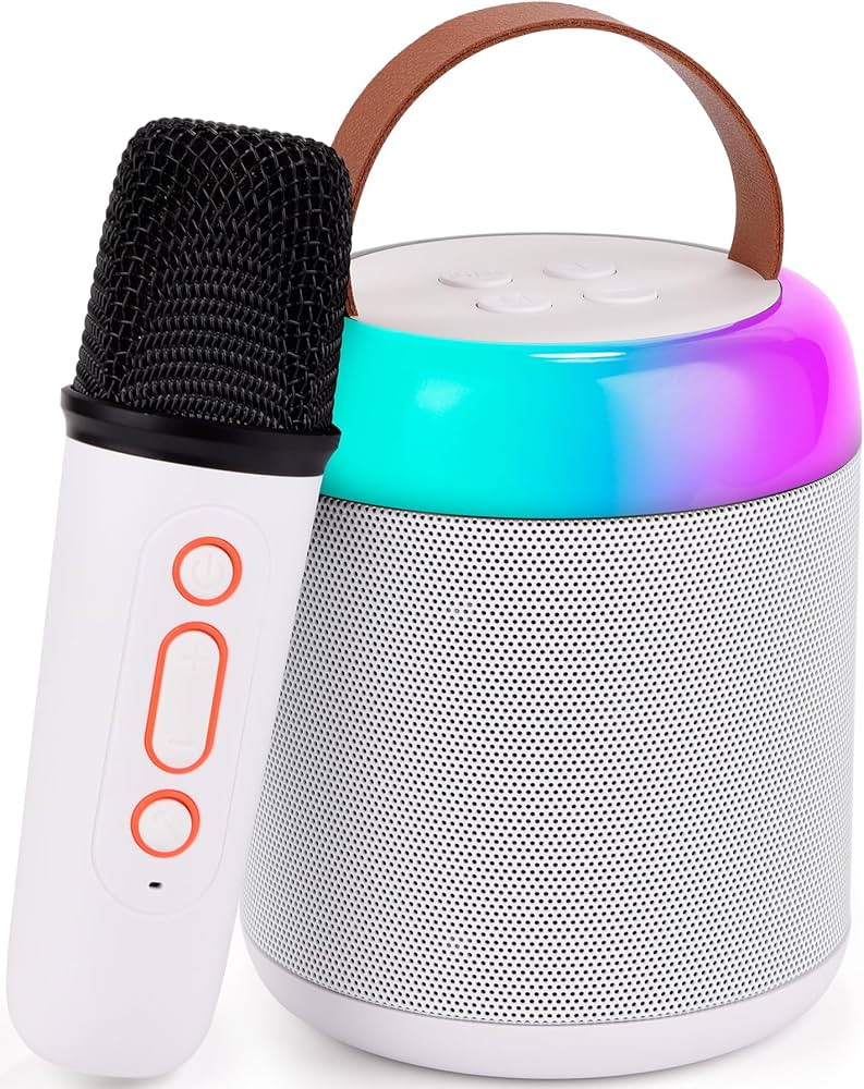 Kids Karaoke Machine, Portable Bluetooth Speaker with Wireless Microphone, Christmas Stocking Stu... | Amazon (US)