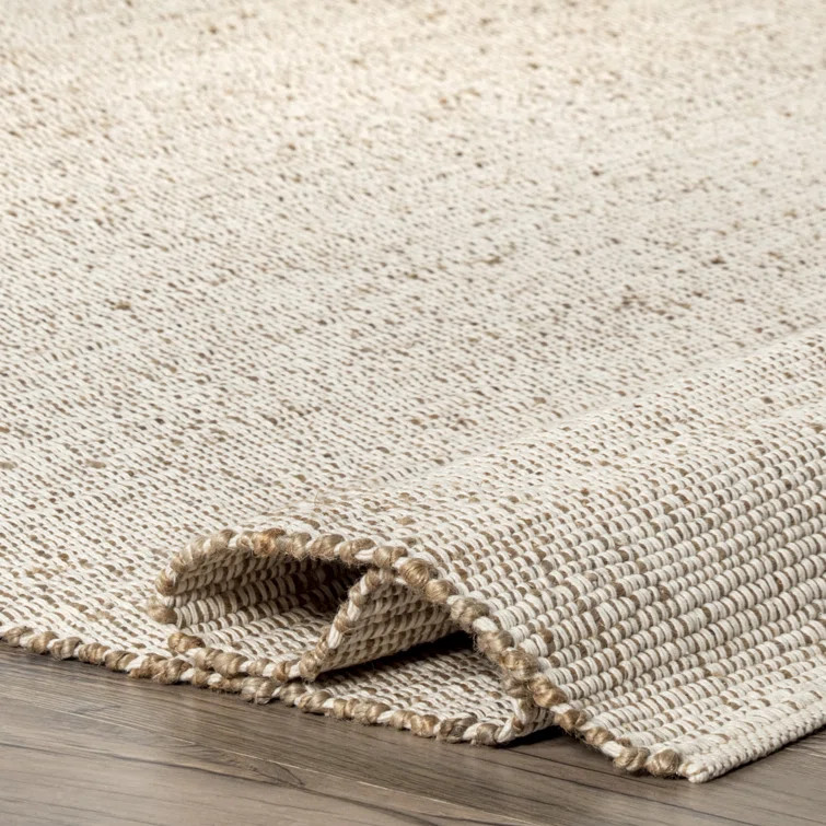Helton Handmade Flatweave Beige Rug | Wayfair North America