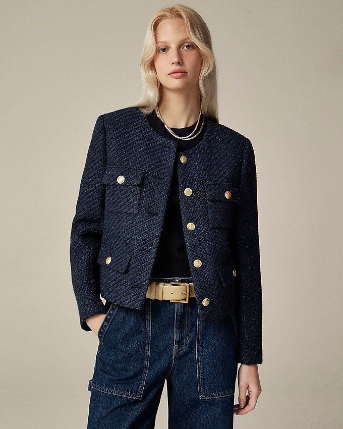 Isabelle lady jacket in Italian tweed | J. Crew US