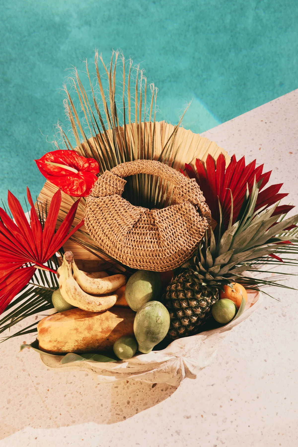 Raffia
           Lopsy Bag in Natural | Simon Miller