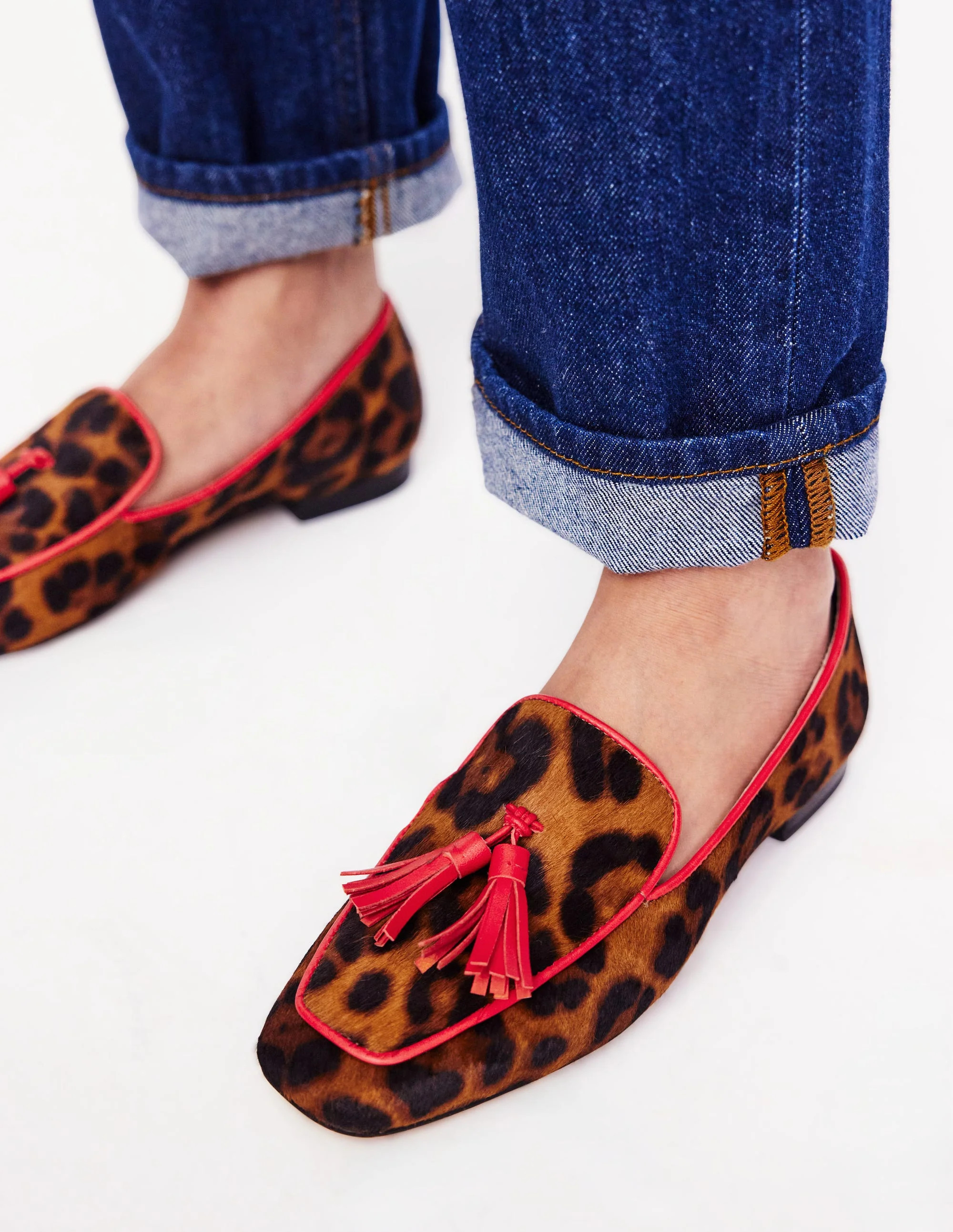 Soft Slipper Flats-Dark Classic Leopard | Boden (US)