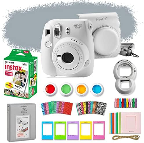 Fujifilm Instax Mini 9 Instant Camera Bundle-Deluxe Kit with NeeGo Case & Accessories 20 Exposure... | Amazon (US)