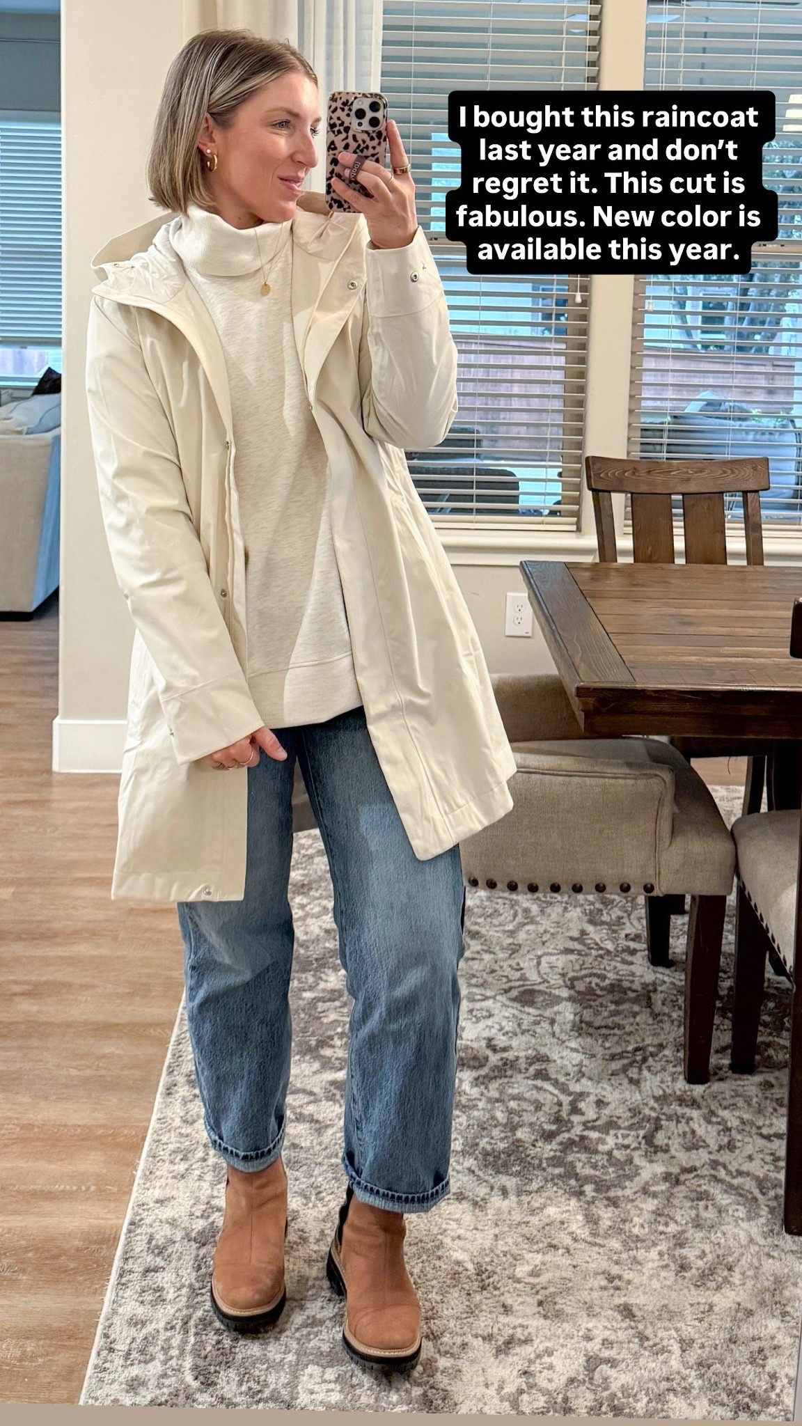 This raincoat is such a great cut, and this year’s colors are phenomenal.

#LTKdayinmylife #LTKSeasonal
