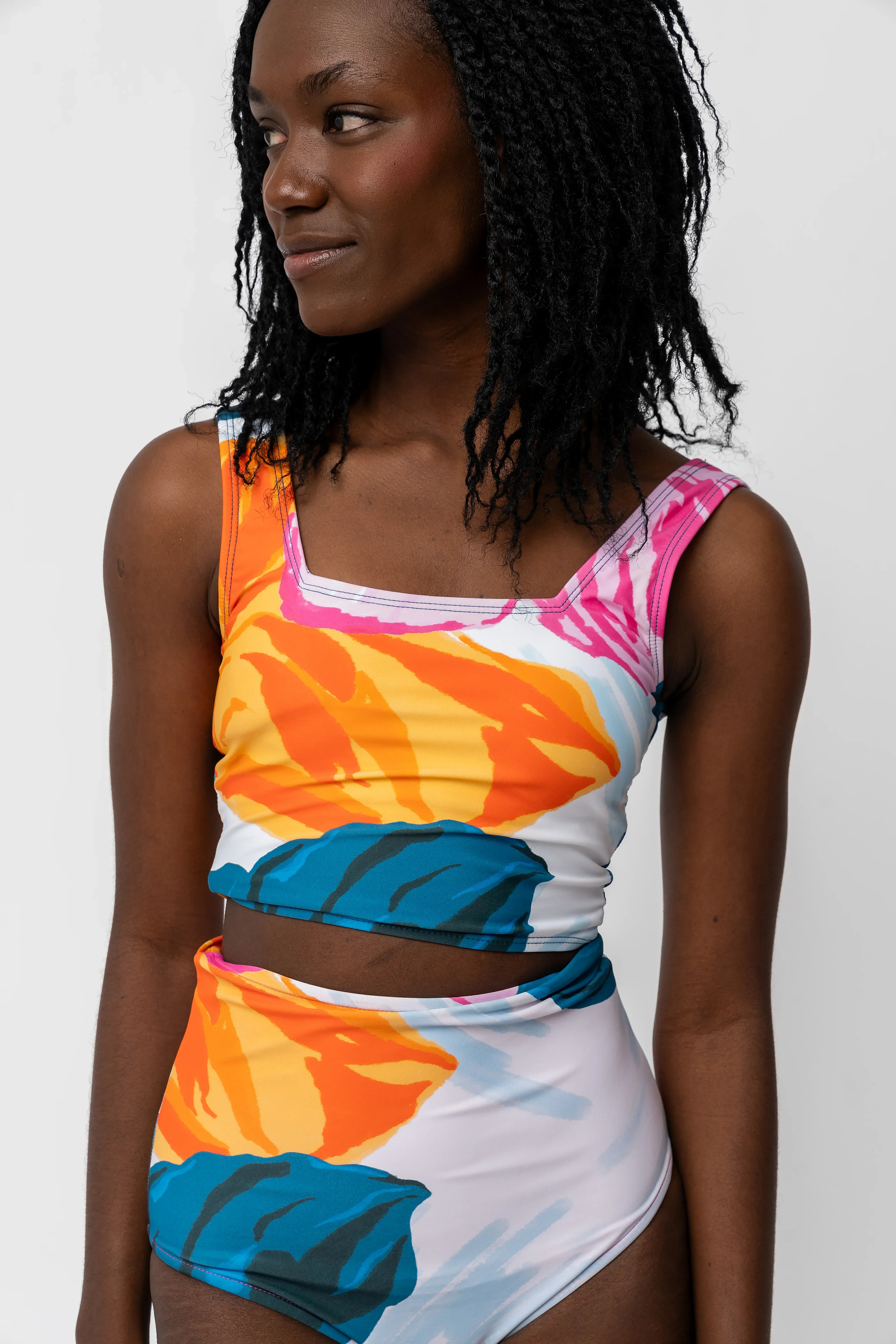 Coast Top | Floral Fusion Floral | Coral Reef Swim US