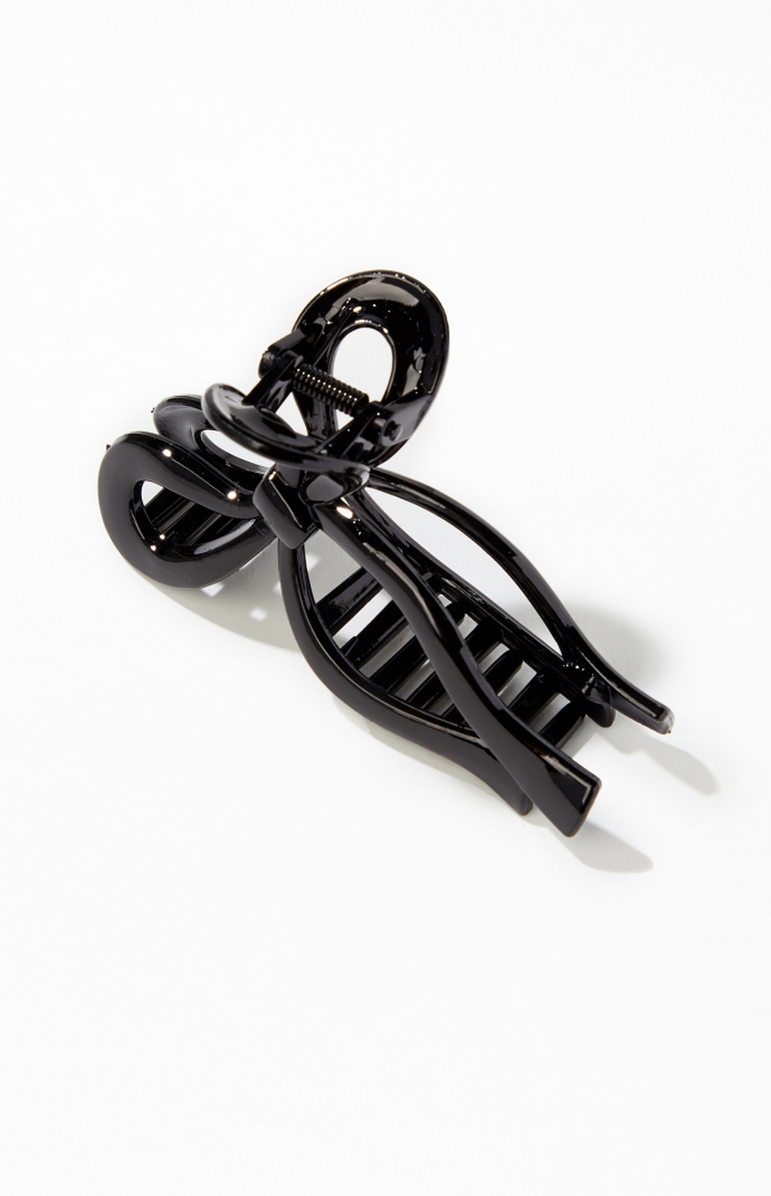 LA Hearts Black Bow Hair Claw Clip | PacSun