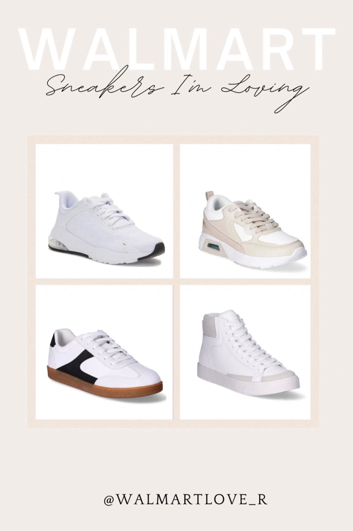 Walmart Sneakers I’m loving! Under $25! These new black and white ones are so cute! 

Walmart Fashion

#LTKSeasonal #LTKfindsunder50 #LTKshoecrush