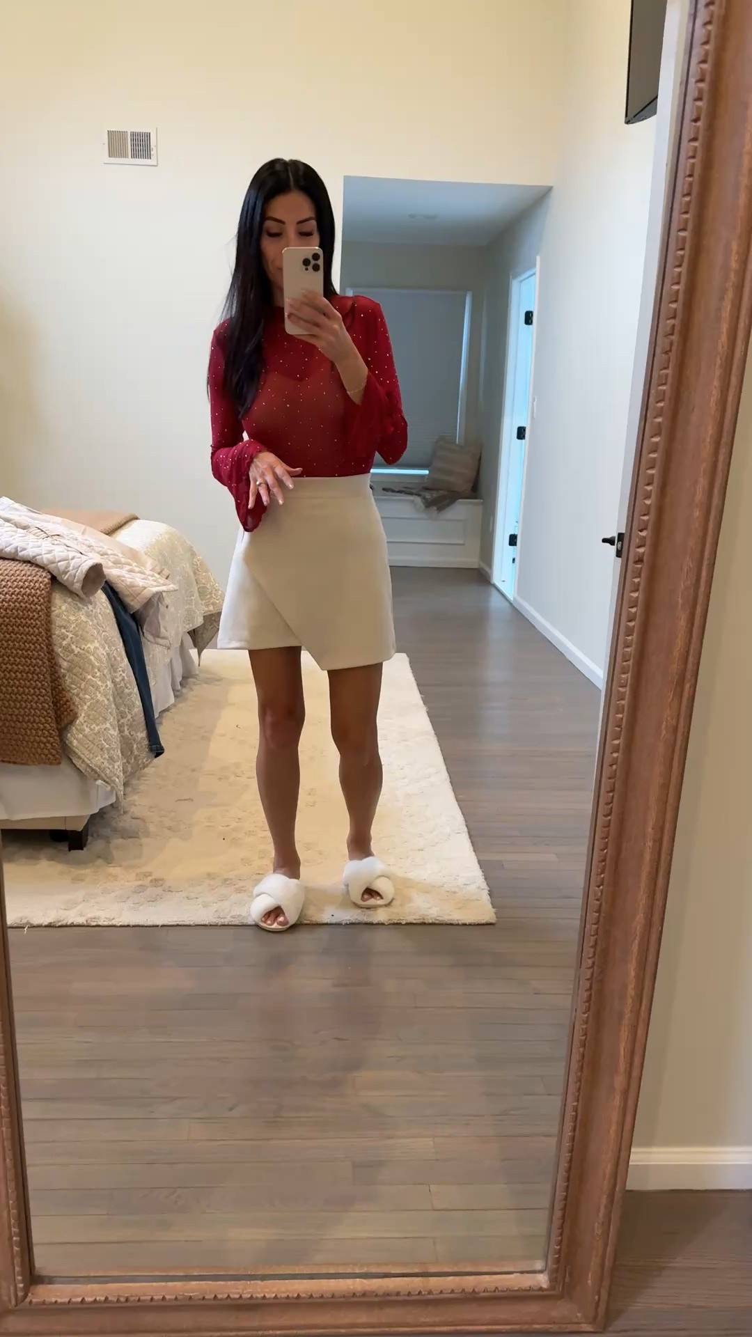 A holiday outfit idea…this is actually a bodysuit but it’s very cute! 

#LTKHoliday #LTKGiftGuide #LTKOver40