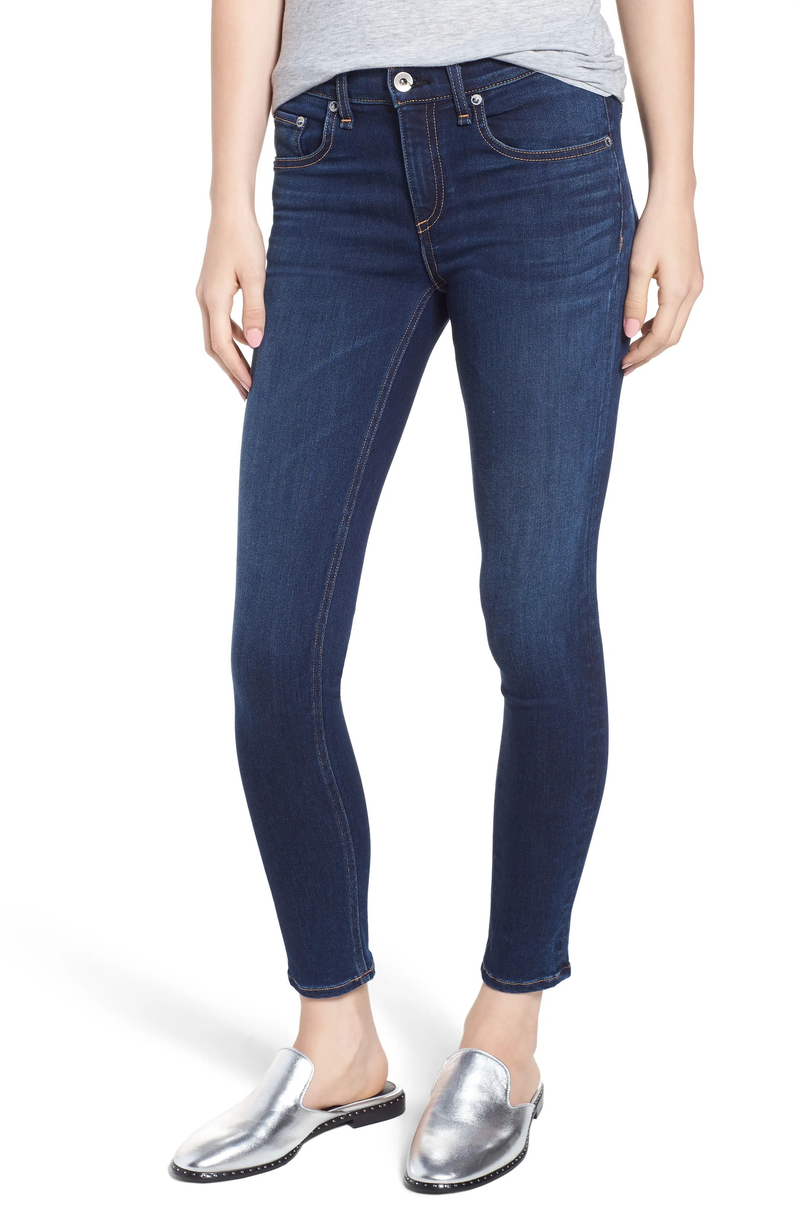 rag & bone/JEAN Ankle Skinny Jeans (Bloo Moon) | Nordstrom